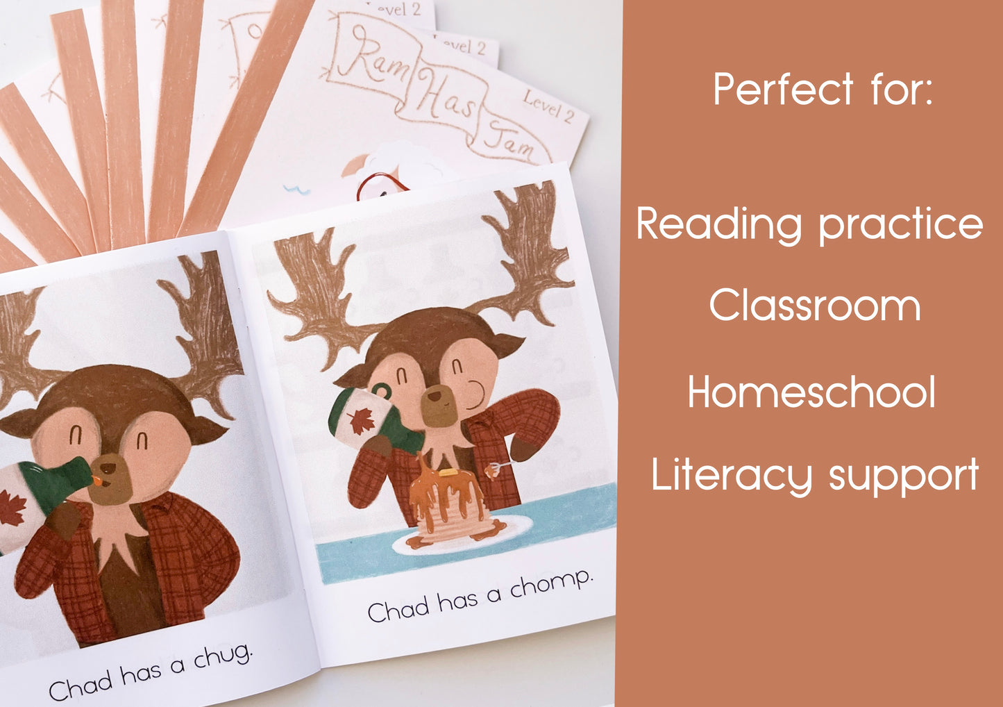 Phonetic Decodable Readers Set 2- Ram Has Jam 8 Book Set