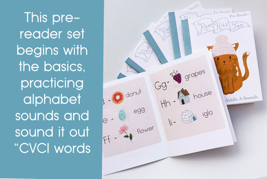 Phonetic Readers Full Set | Learn to Read System (Pre-Reader + Sets 1–3)