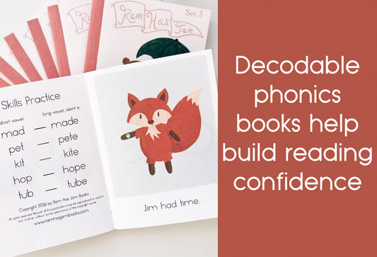 Phonetic Decodable Readers Set 3- Ram Has Jam 8 Book Set