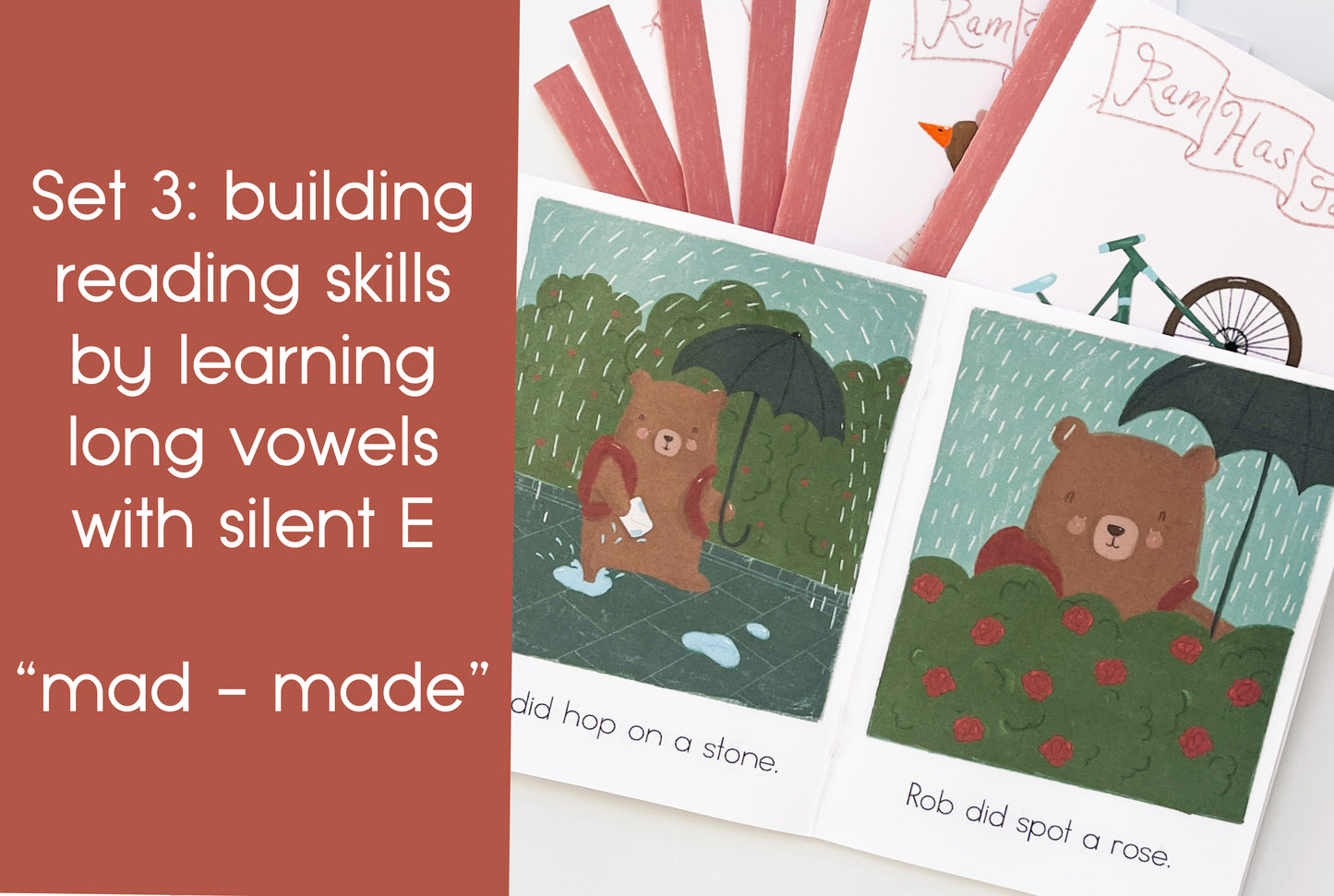 Phonetic Decodable Readers Set 3- Ram Has Jam 8 Book Set