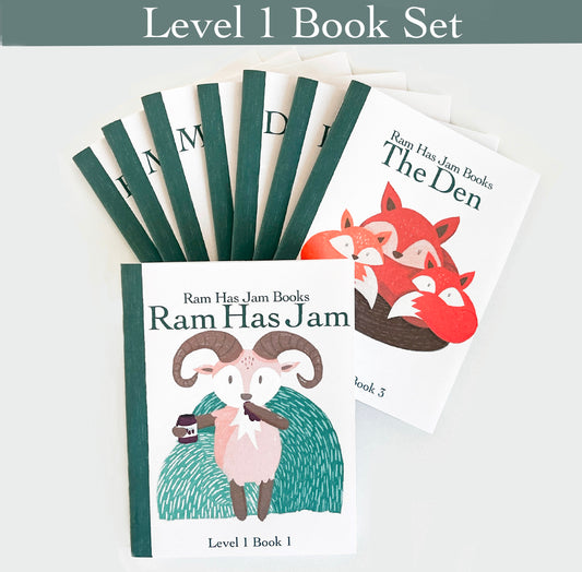 Level 1 Phonetic Early Readers - Ram Has Jam 8 Book Set