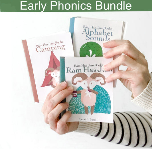 BUNDLE - Ram Has Jam Beginner Reader Books -Three Set Bundle - 22 Books Total