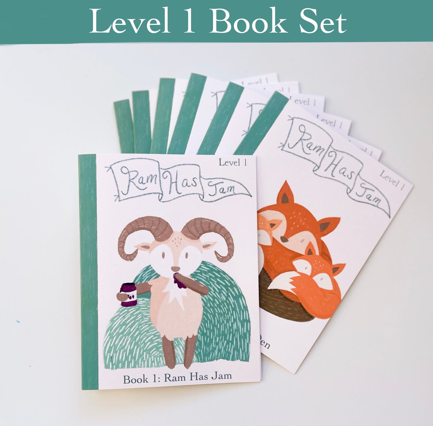 Level 1 Phonetic Early Readers - Ram Has Jam 8 Book Set