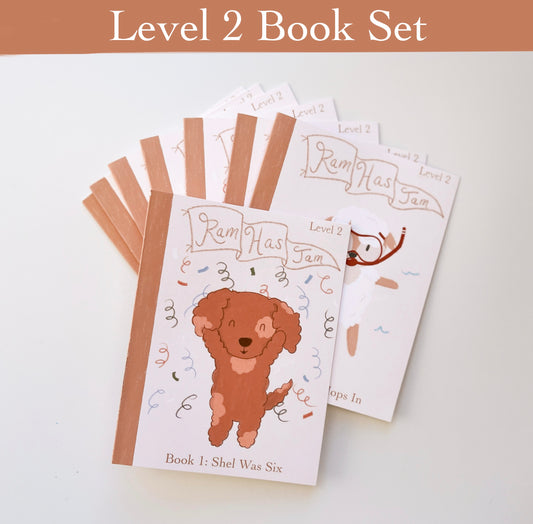 Level 2 Phonetic Decodable Readers - Ram Has Jam 8 Book Set