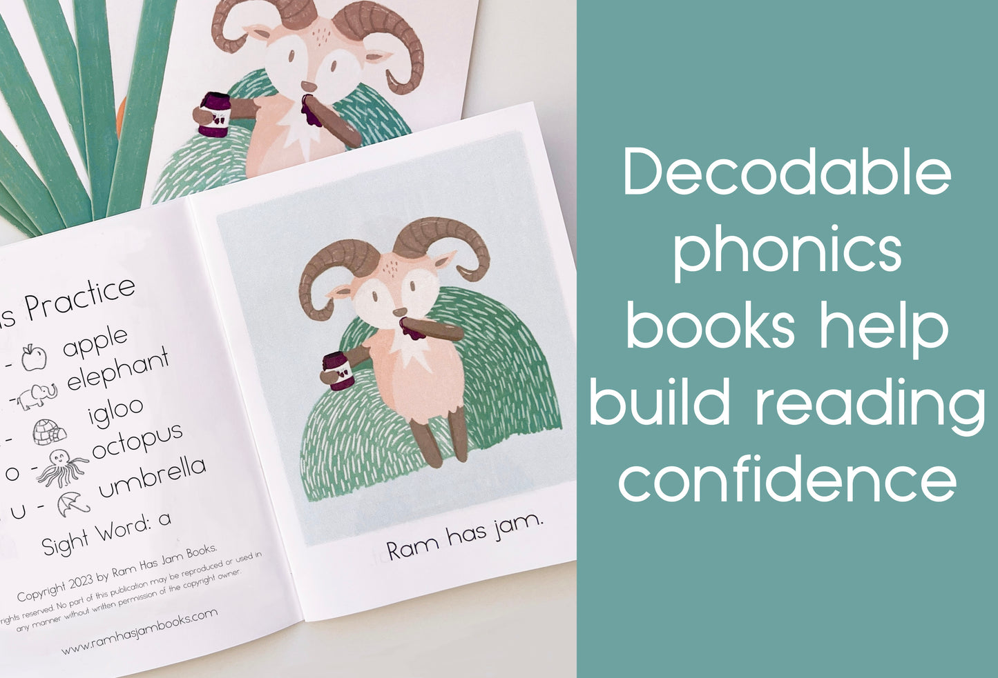 Starter Bundle - Ram Has Jam Phonetic Readers | Learn to Read System (Pre-Reader + Set 1)