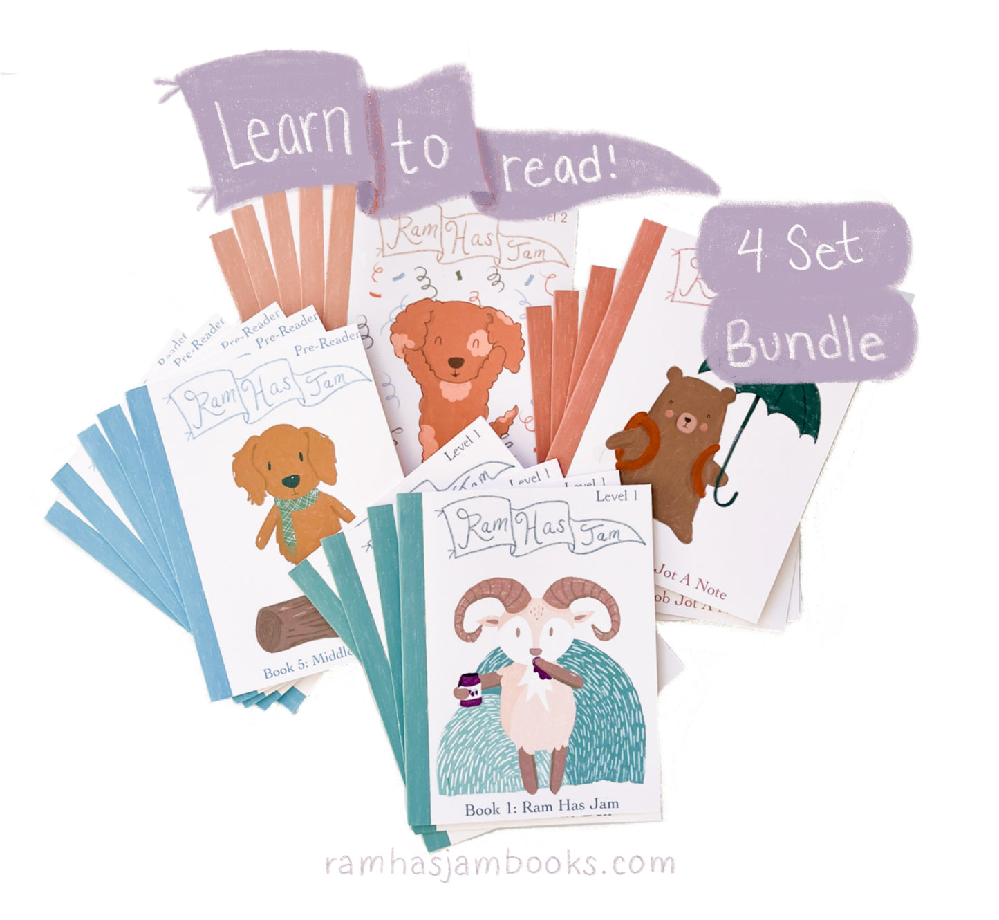 Phonetic Readers Full Set | Learn to Read System (Pre-Reader + Sets 1–3)