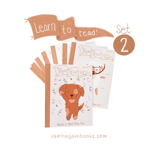 Phonetic Decodable Readers Set 2- Ram Has Jam 8 Book Set